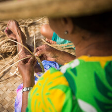 Air Tahiti Nui Rurutu artisanant culture tressage BThouard