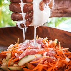 Poisson cru au lait de coco