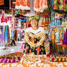 Papeete market - Tahiti Tourisme ©Grégoire Le Bacon