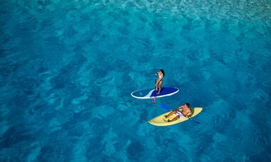 Kayak and Paddle in the Lagoon 