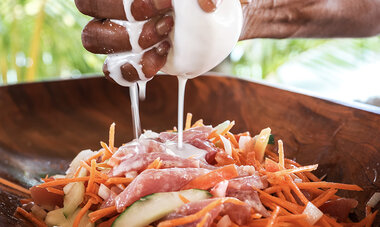 Air Tahiti Nui repas cuisine SMailion