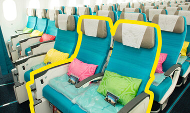 Air Tahiti Nui forte corpulence 