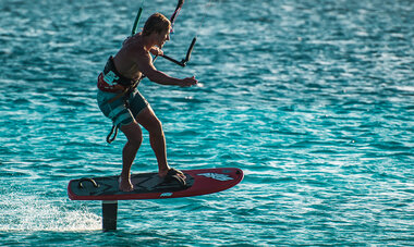Air Tahiti Nui kitesurf