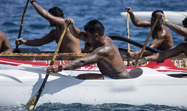 Air Tahiti Nui pirogue Only in Tahiti