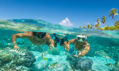 Snorkeling Couple