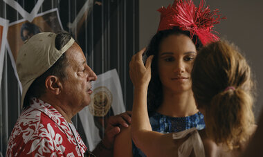 Alberto VIVIAN avec mannequin 