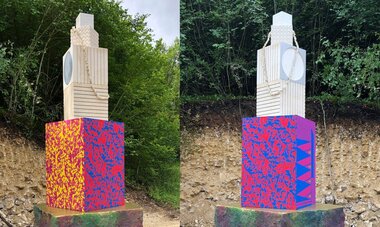 Oeuvre de l'artiste polynésien Alexander Lee