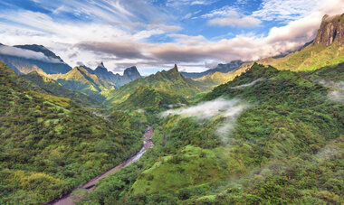 Vue sur la vallée de la Maroto