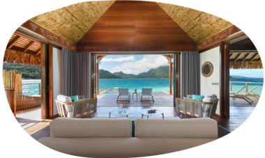 Bungalow Lagoon view - Stéphane Mailion