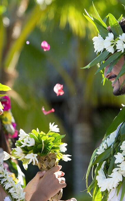 Mariage à Bora Bora