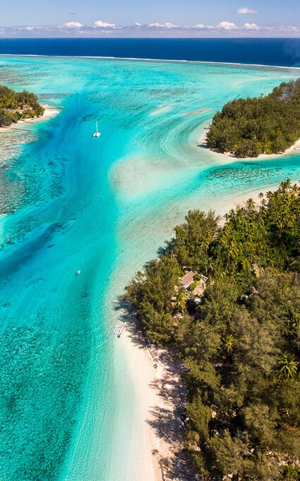 Air Tahiti Nui Moorea lagon SMailion