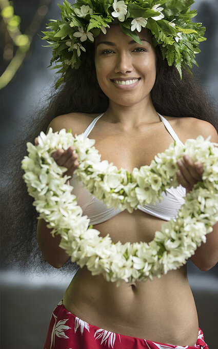 Air Tahiti Nui Vahine dancer Only in Tahiti